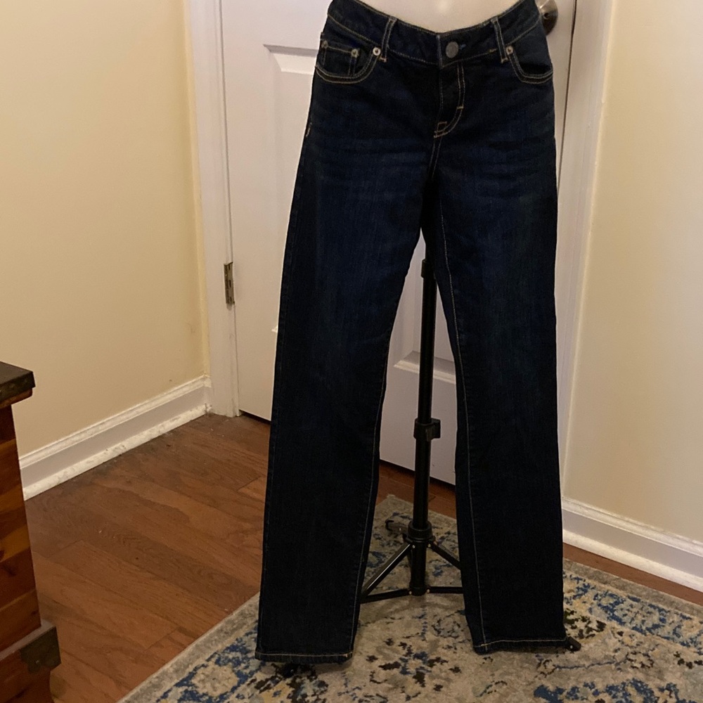 Aeropostale Women's Deep Blue Skinny Jeans Size 6
